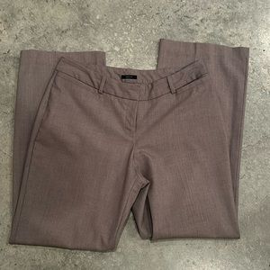 Worthington Women's Taupe Straight-Leg Dress Pants